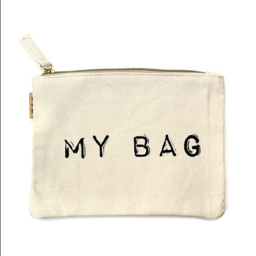 Eco Zippered Canvas “My Bag” Makeup Bag